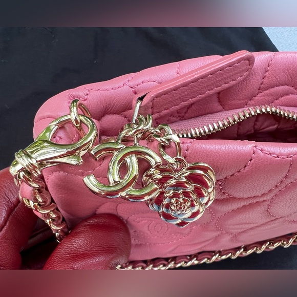 Chanel Aby Camelia Quilted Min Pochette Wristlet - Picture 4 of 16